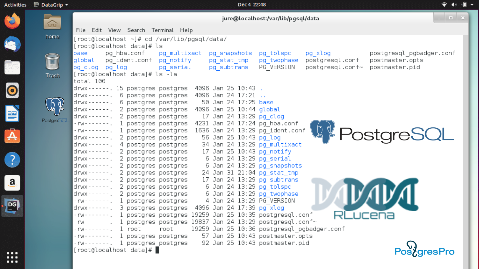 PostgreSQL relatório e registro de erros